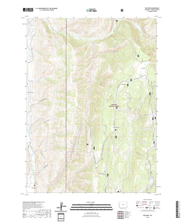 Big Park topographic map thumbnail