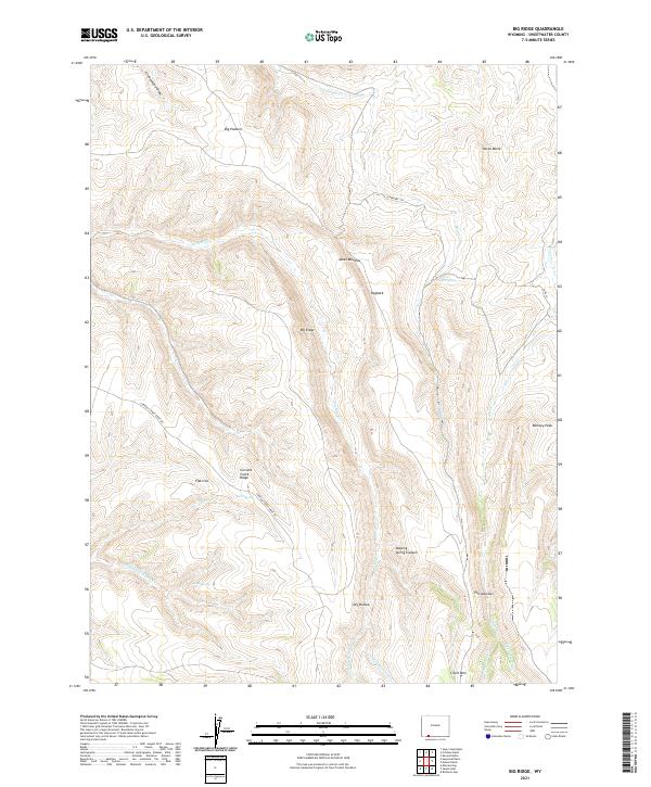 Big Ridge topographic map thumbnail