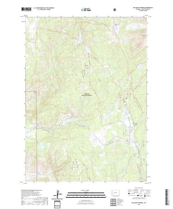 Big Sandy Opening topographic map thumbnail