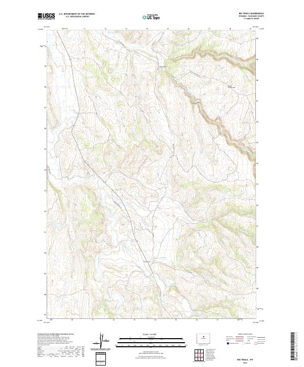 Big Trails topographic map thumbnail