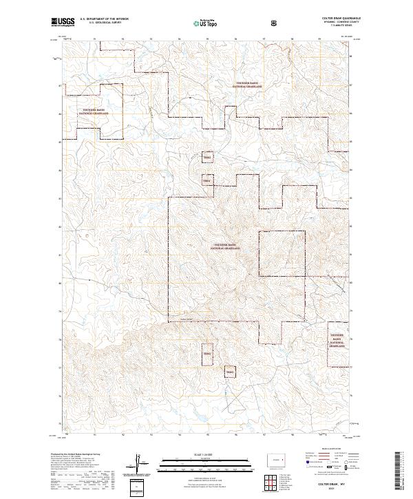 Colter Draw topographic map thumbnail