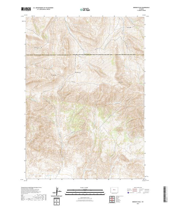 Birdseye Pass topographic map thumbnail