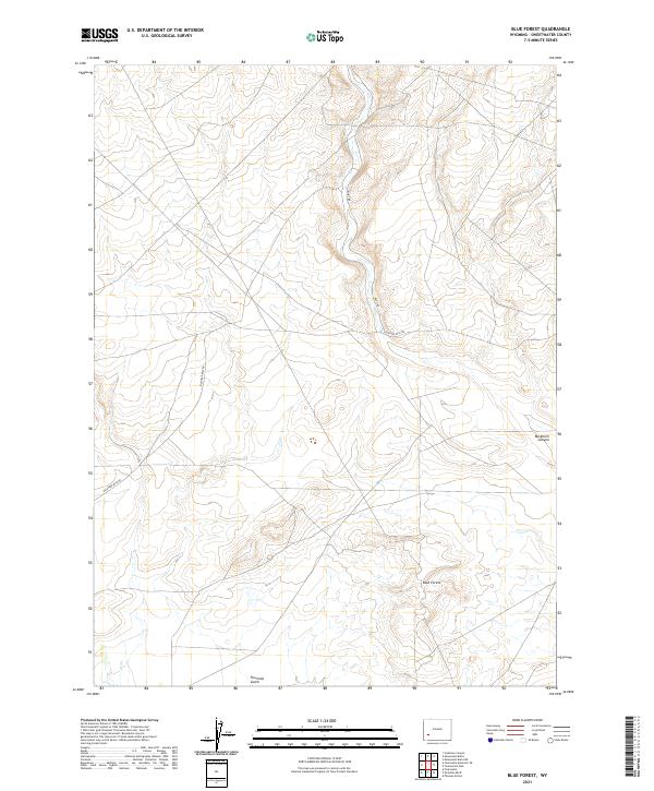 Blue Forest topographic map thumbnail