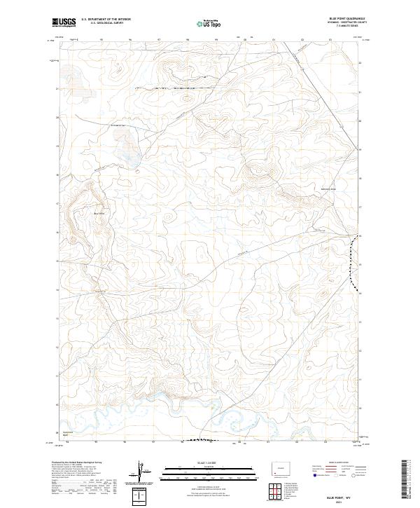 Blue Point topographic map thumbnail
