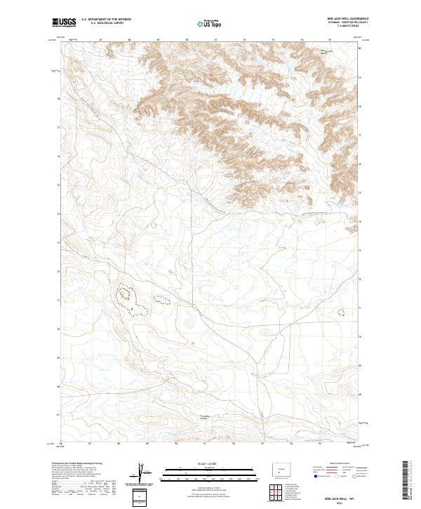 Bob Jack Well topographic map thumbnail