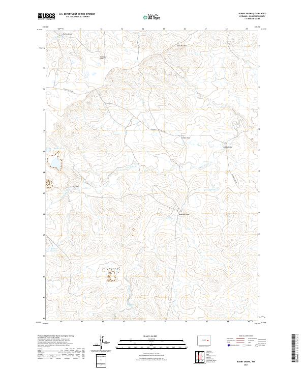 Bobby Draw topographic map thumbnail