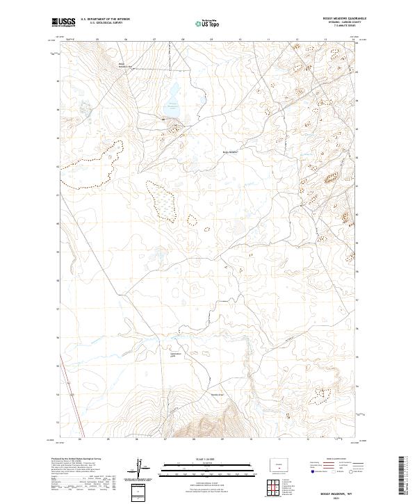 Boggy Meadows topographic map thumbnail