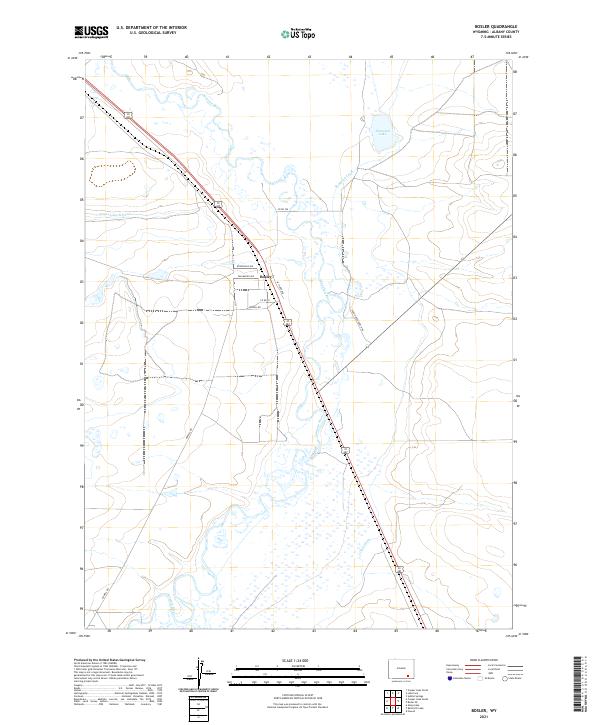 Bosler topographic map thumbnail