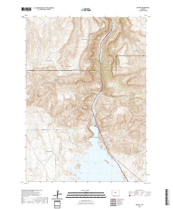 Boysen topographic map thumbnail