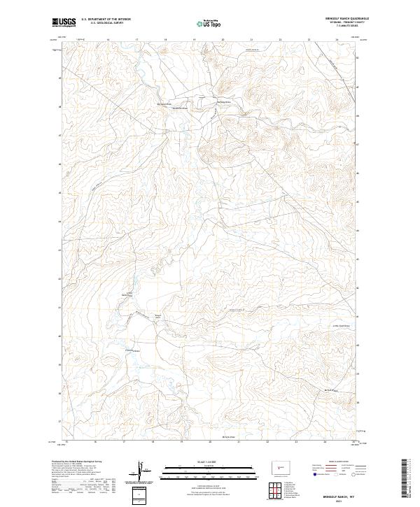 Bringolf Ranch topographic map thumbnail