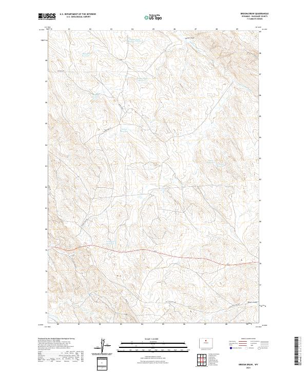 Broom Draw topographic map thumbnail