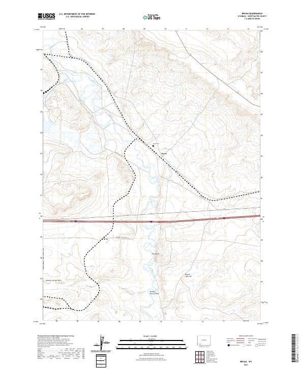 Bryan topographic map thumbnail