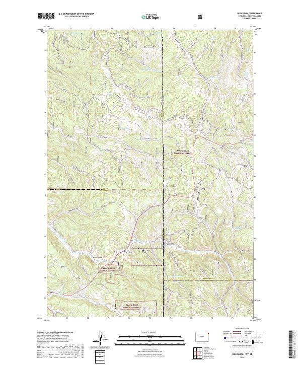 Buckhorn topographic map thumbnail