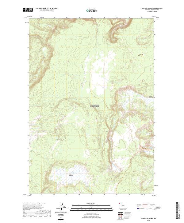 Buffalo Meadows topographic map thumbnail