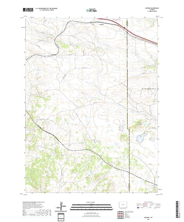 Buford topographic map thumbnail