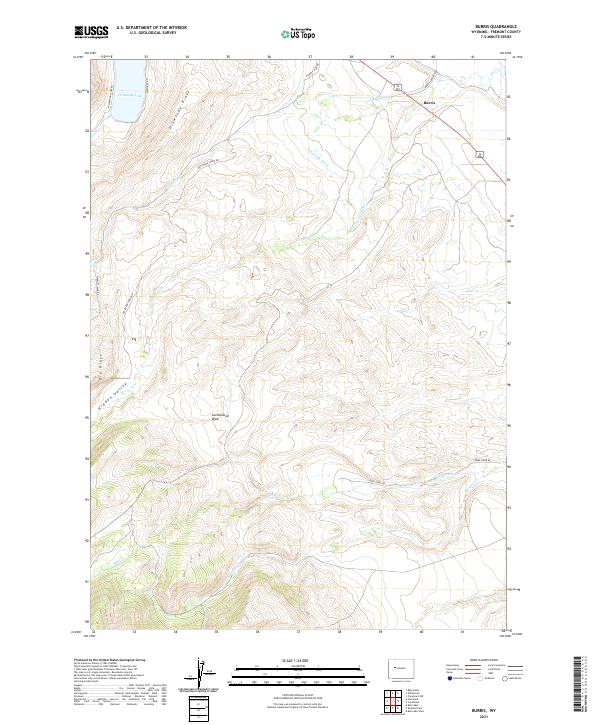 Burris topographic map thumbnail