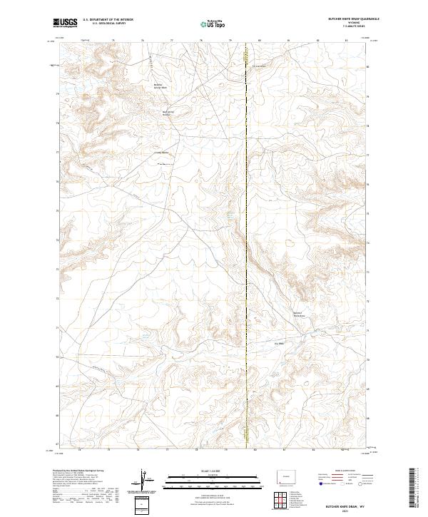 Butcher Knife Draw topographic map thumbnail