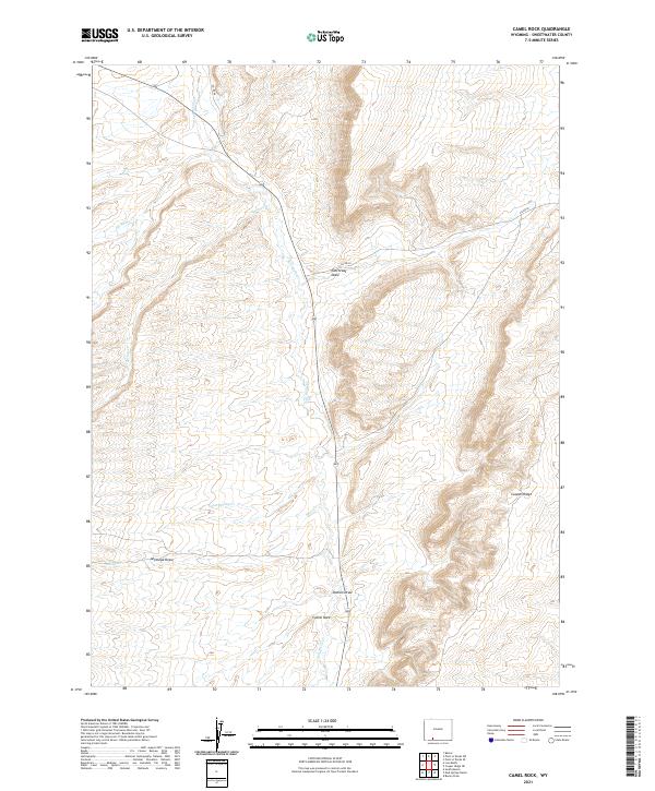 Camel Rock topographic map thumbnail