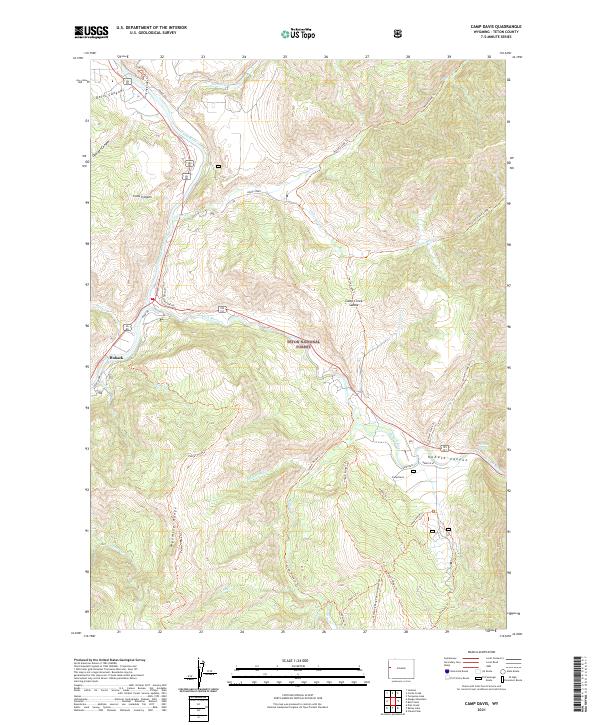 Camp Davis topographic map thumbnail