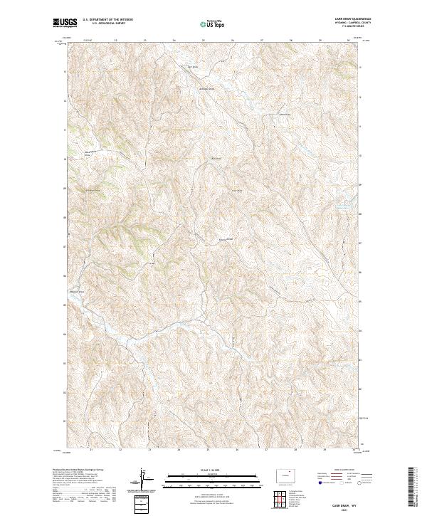 Carr Draw topographic map thumbnail