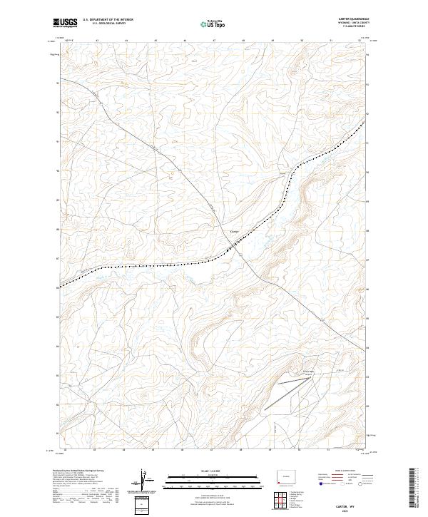 Carter topographic map thumbnail