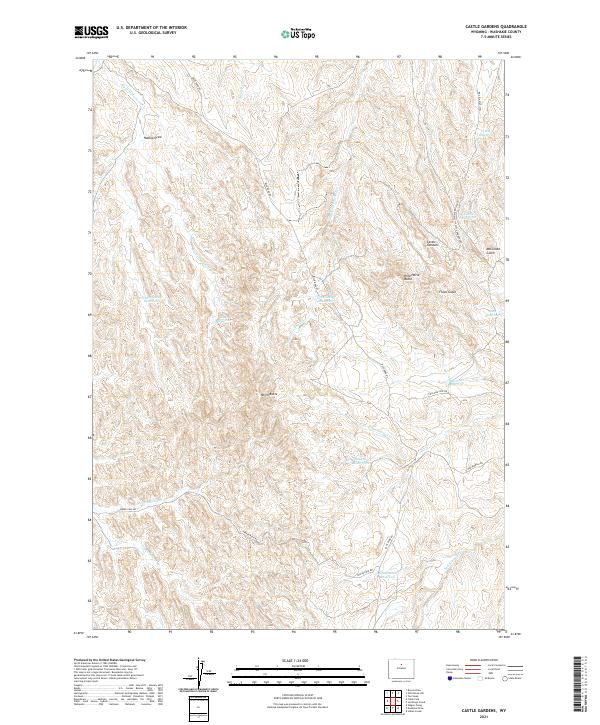 Castle Gardens topographic map thumbnail