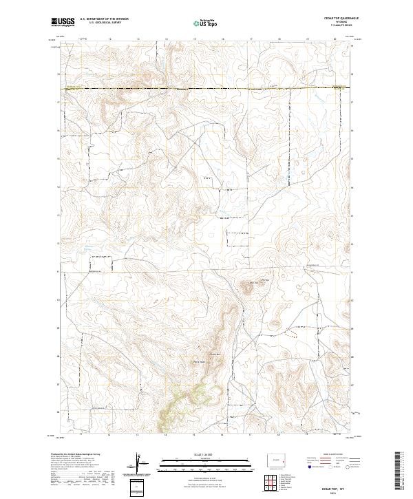 Cedar Top topographic map thumbnail