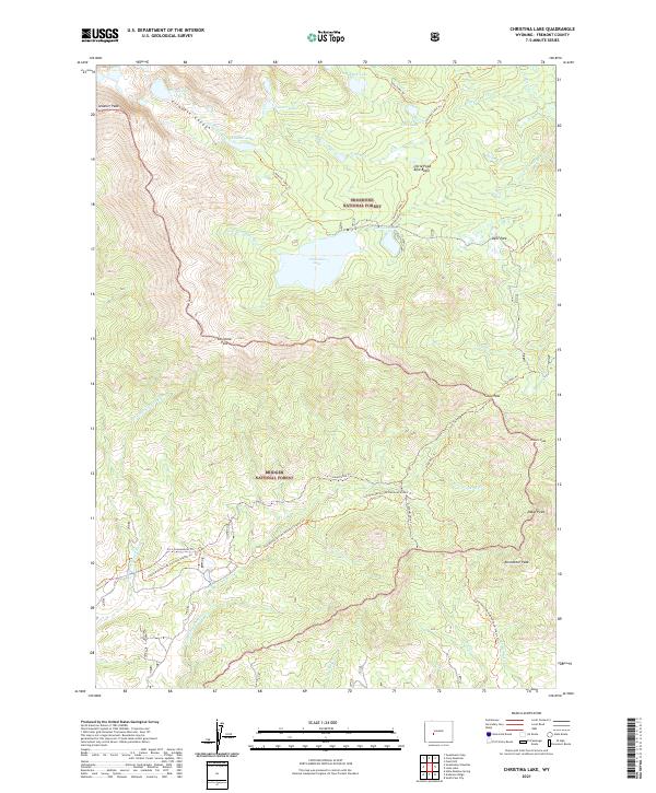 Christina Lake topographic map thumbnail