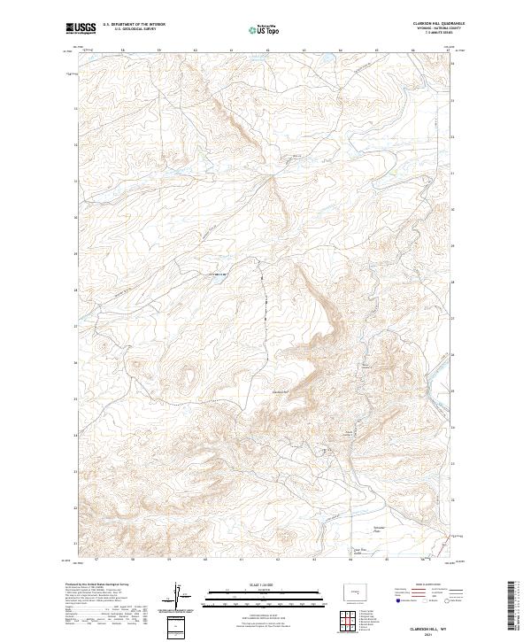 Clarkson Hill topographic map thumbnail