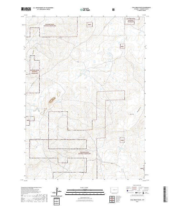 Coal Draw South topographic map thumbnail