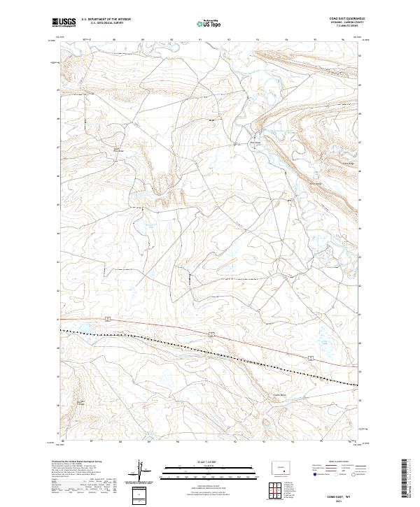 Como East topographic map thumbnail