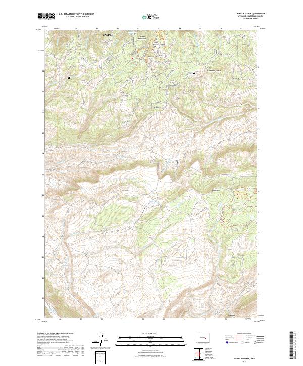 Crimson Dawn topographic map thumbnail