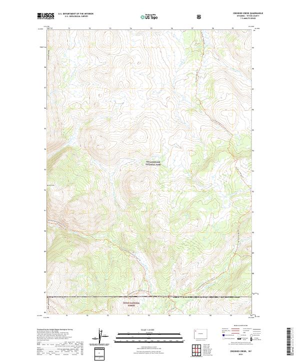 Crooked Creek topographic map thumbnail