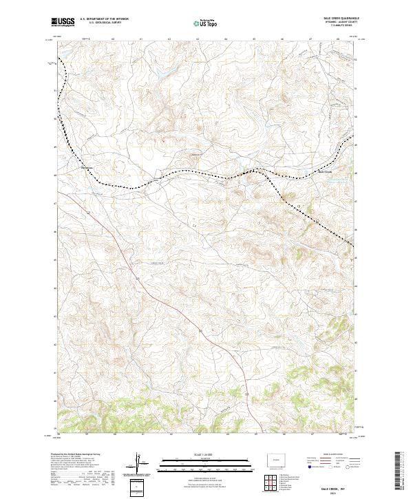 Dale Creek topographic map thumbnail