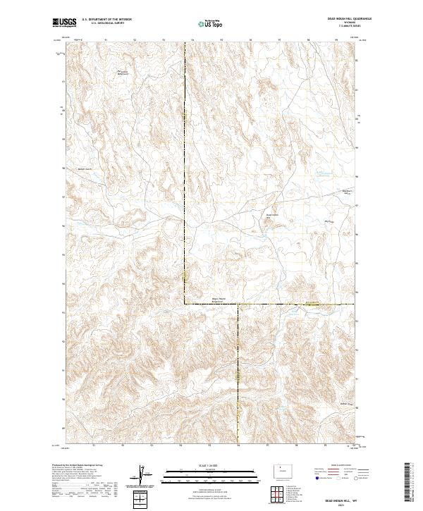 Dead Indian Hill topographic map thumbnail