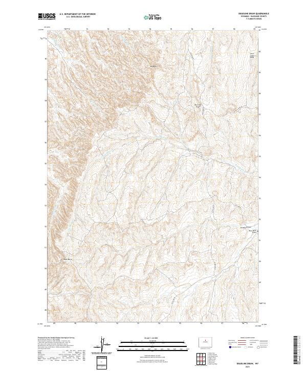 Deadline Draw topographic map thumbnail