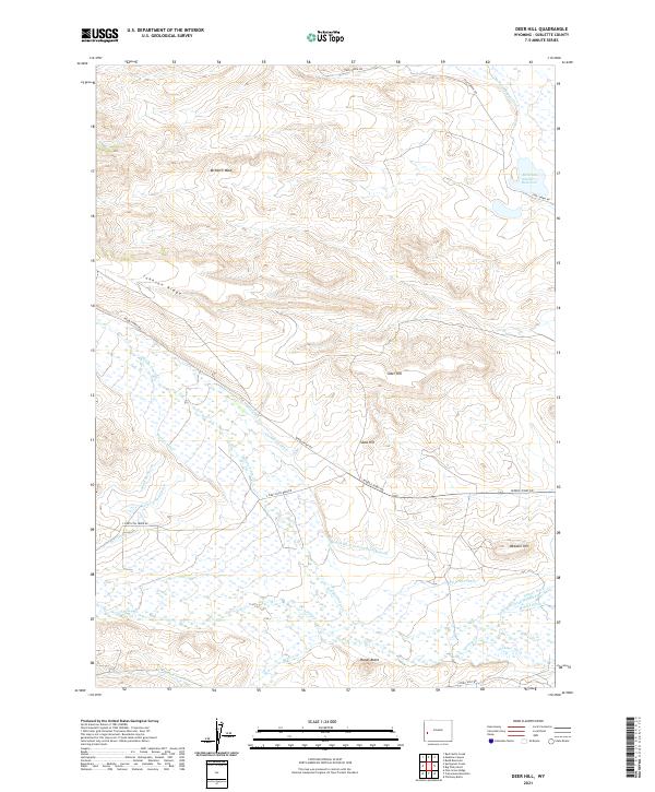 Deer Hill topographic map thumbnail