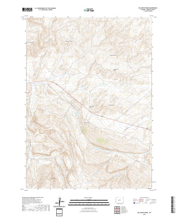 Del Monte Ridge topographic map thumbnail