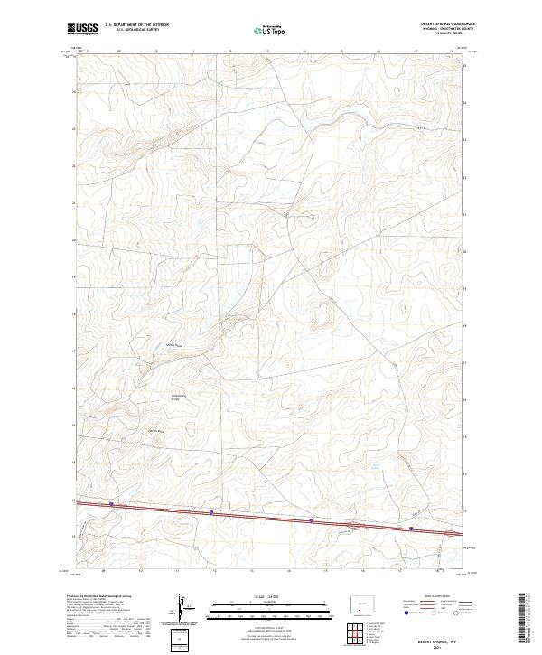 Desert Springs topographic map thumbnail