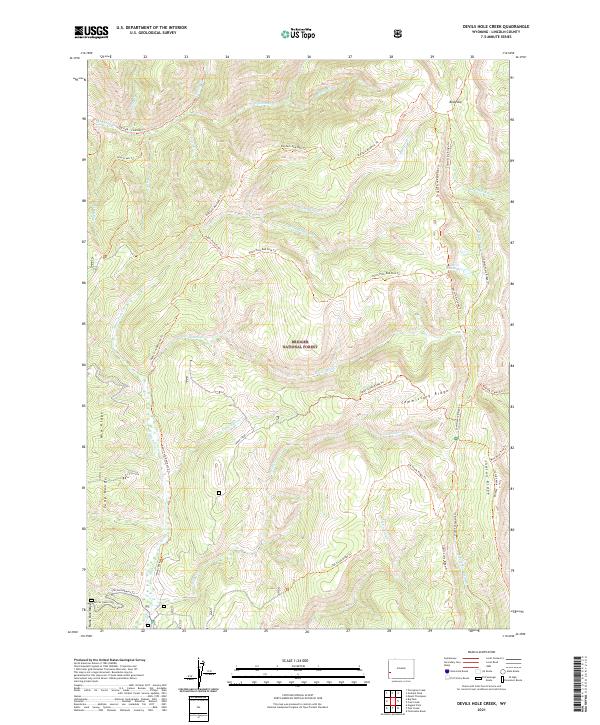 Devils Hole Creek topographic map thumbnail