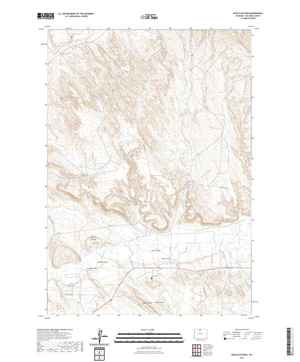 Devils Kitchen topographic map thumbnail