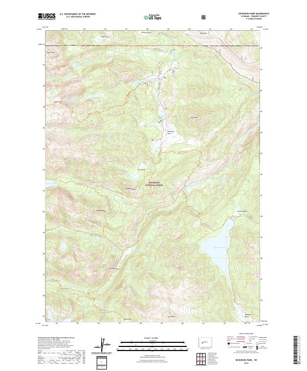 Dickinson Park topographic map thumbnail