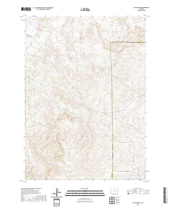 Dilts Ranch topographic map thumbnail