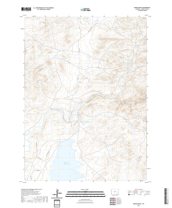 Dodge Ranch topographic map thumbnail