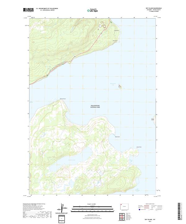 Dot Island topographic map thumbnail