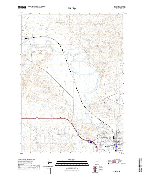 Douglas 2021 topographic map thumbnail