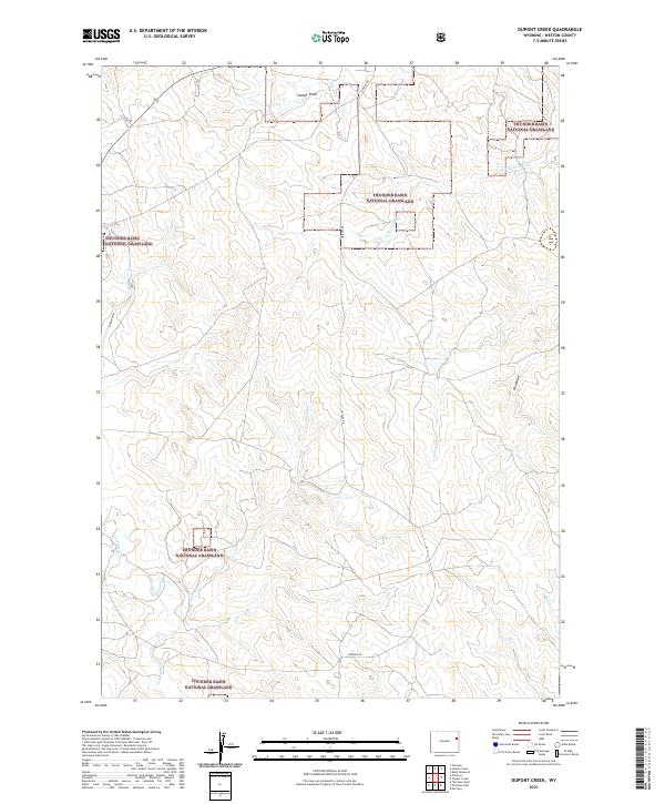 Dupont Creek topographic map thumbnail