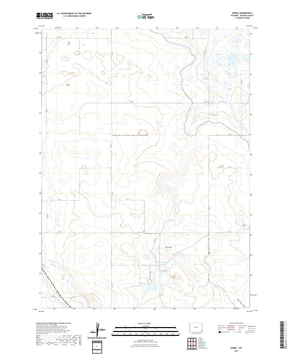 Duroc topographic map thumbnail