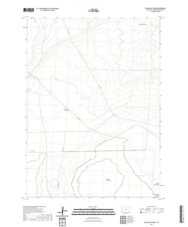 Eagles Nest Draw topographic map thumbnail