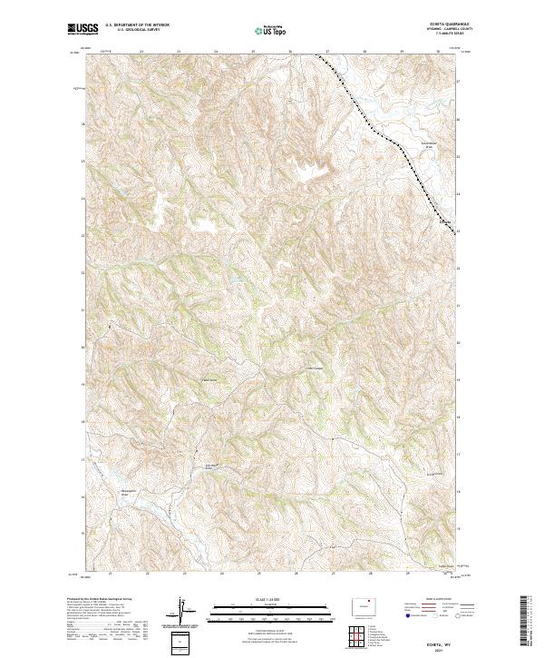 Echeta topographic map thumbnail